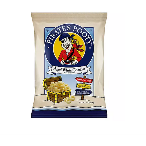Product image of Pirate's Booty Aged White Cheddar 0.5 oz