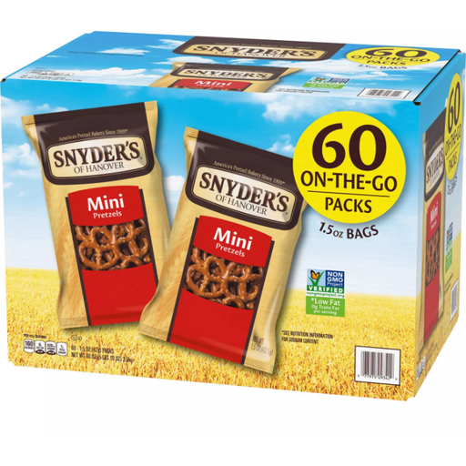 Product image of Snyder's Mini Pretzels (1.5 oz., 60 ct.)