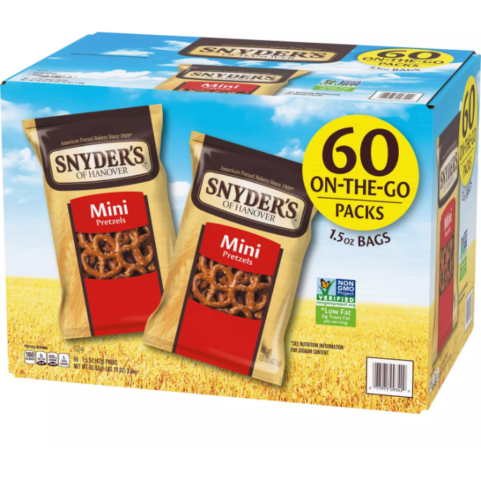 Product image of Snyder's Mini Pretzels (1.5 oz., 60 ct.)