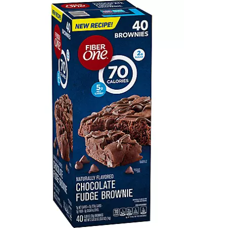 Product image of Fiber One Chocolate Fudge Brownies (0.89oz / 40pk)
