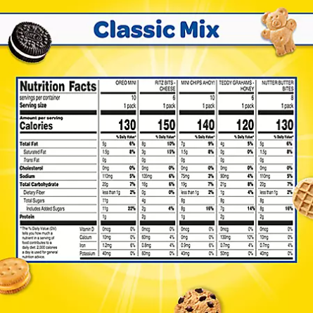 Product image of Nabisco Classic Mix Variety Pack (40 pk.)