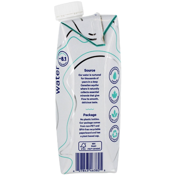 Product image of Flow 100% Naturally Alkaline Spring Water, 16.9 fl oz