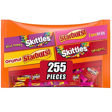 Product image of Starburst and Skittles Fruity Candy Variety Mix (104.4 oz., 255 ct.)