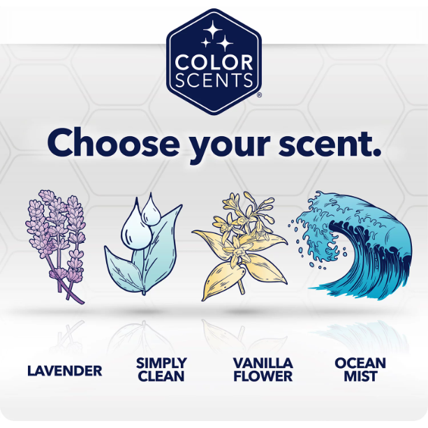 Product image of Color Scents Small Trash Bags, 4 Gallon, 80 Bags (Ocean Mist Scent, Twist Tie)