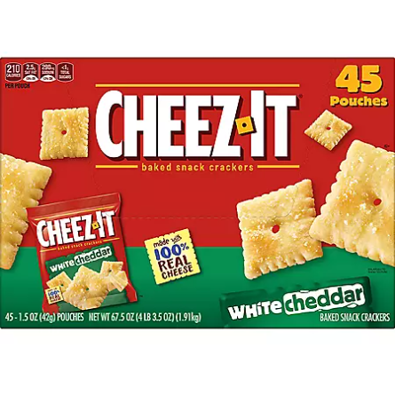 Product image of Cheez-It White Cheddar Snack Packs (1.5 oz., 45 pk.)