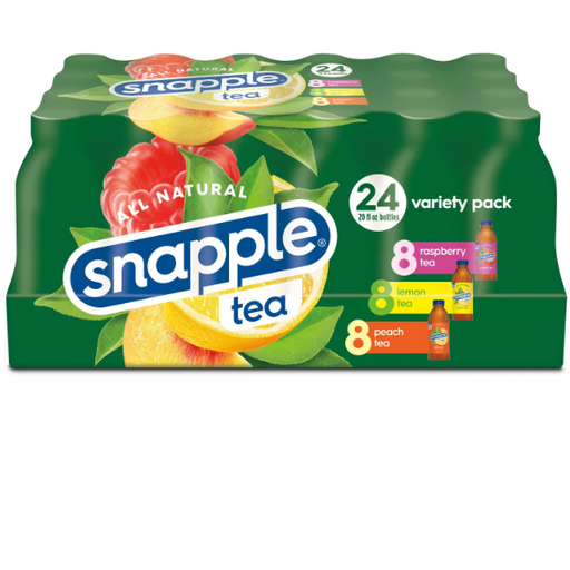 Product image of Snapple Tea Variety Pack (20 fl. oz. bottles, 24 pk.)