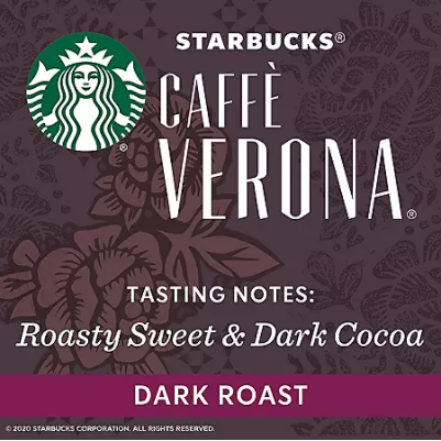 Product image of Starbucks Caffe Verona Ground Coffee, Dark Roast (40 oz.)