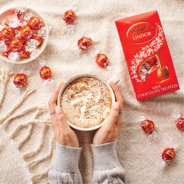 Product image of Lindt Lindor Milk Chocolate Candy Truffles, 5.1 oz.
