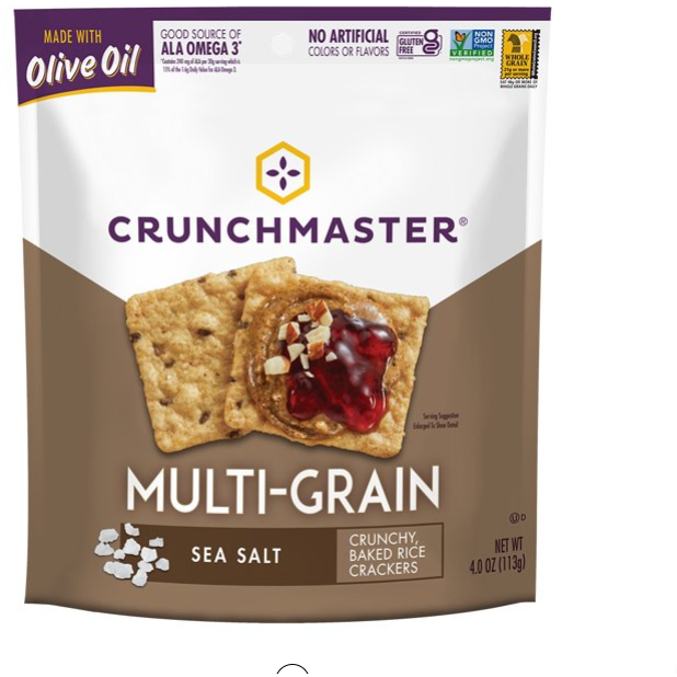 Product image of Crunchmaster Multigrain Sea Salt Crackers, 4 Oz