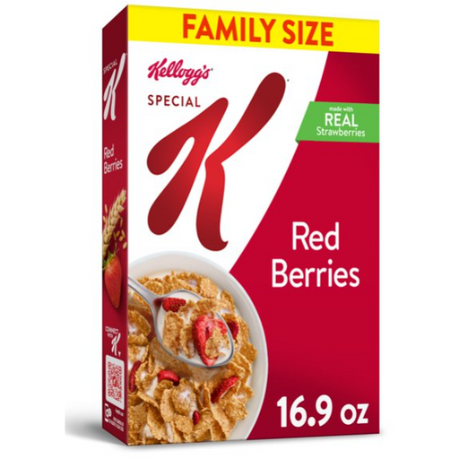 Product image of Kellogg's Special K Breakfast Cereal, 11 Vitamins and Minerals, Red Berries, 16.9 oz