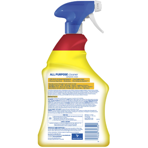 Product image of Lysol All Purpose Cleaner Spray, Lemon Breeze, 64oz(2X32oz), Tested & Proven to Kill COVID-19 Virus, Packaging May Vary