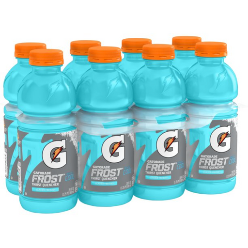 Product image of Gatorade Frost Glacier Freeze Thirst Quencher Sports Drink, 20 oz, 8 Pack.