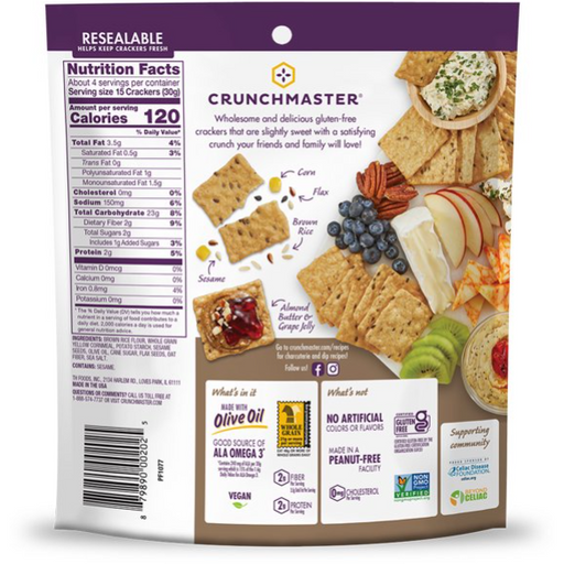 Product image of Crunchmaster Multigrain Sea Salt Crackers, 4 Oz