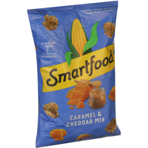 Product image of Smartfood Caramel & Cheddar Mix Flavored Popcorn, 7 oz