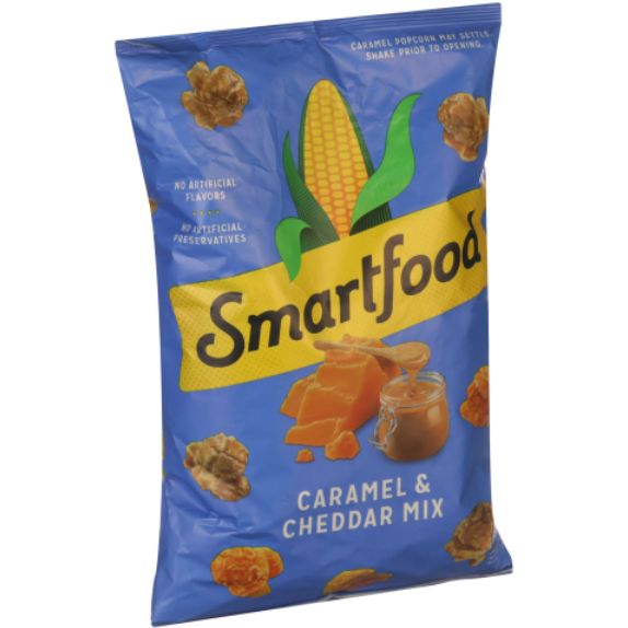 Product image of Smartfood Caramel & Cheddar Mix Flavored Popcorn, 7 oz