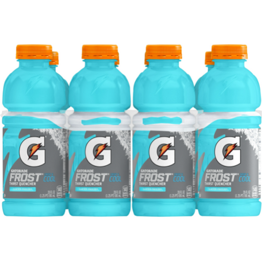 Product image of Gatorade Frost Glacier Freeze Thirst Quencher Sports Drink, 20 oz, 8 Pack.