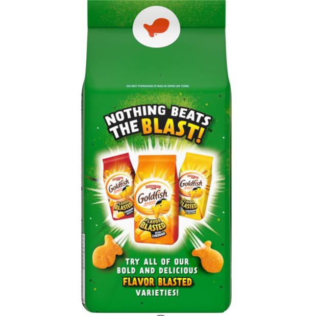 Product image of Goldfish Flavor Blasted Xtra Cheesy Pizza Crackers, 6.6 oz