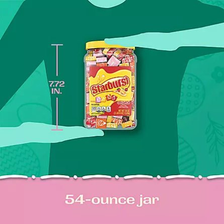 Product image of Starburst Original Fruity Chewy Candy Jar (54 oz.)