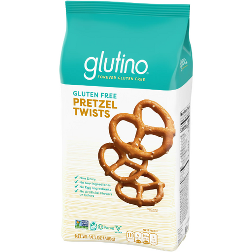 Product image of Gluten Free by Glutino Pretzel Twists, Delicious Everyday Snack, Salted, 14.1 Ounce