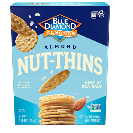 Product image of Nut Thins Cracker Crisps, Hint of Sea Salt, 4.25 oz