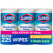 Product image of Clorox Disinfecting Wipes, (225 Count Value Pack), Crisp Lemon and Fresh Scent - 3 Pack - 75 Count Each