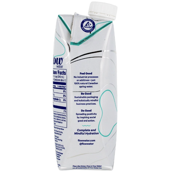 Product image of Flow 100% Naturally Alkaline Spring Water, 16.9 fl oz