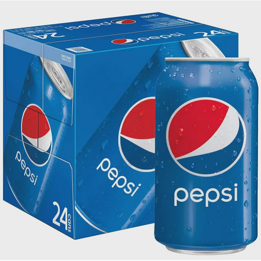 Product image of Pepsi Cola Soda Pop, 12 oz Cans, 24 Pack