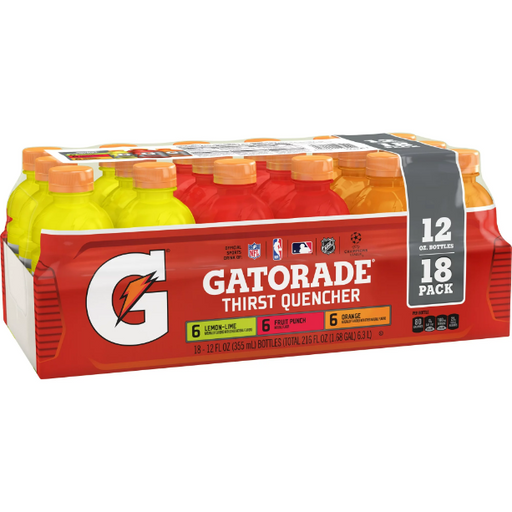 Product image of Gatorade Thirst Quencher Sports Drink Variety Pack, 12 oz, 18 Pack Bottles
