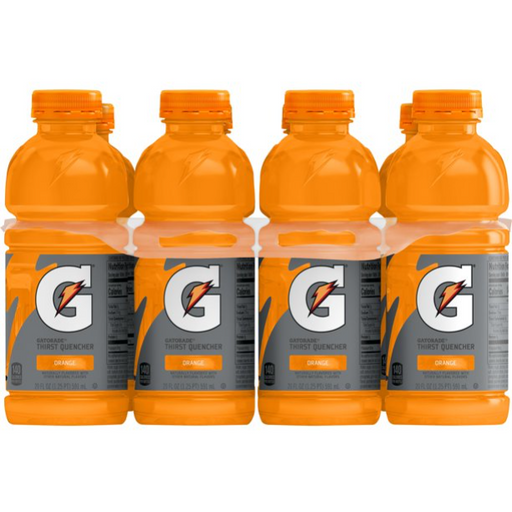 Product image of Gatorade Orange Thirst Quencher Sports Drink, 20 oz, 8 Pack Bottles