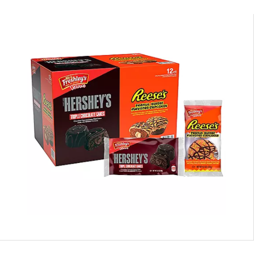 Product image of Mrs. Freshley's Deluxe Cupcakes Variety Pack (48 oz.)