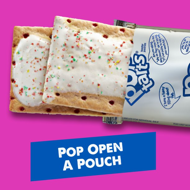 Product image of Pop-Tarts Toaster Pastries, Breakfast Foods, Frosted Strawberry, 8 Ct, 13.5 Oz, Box