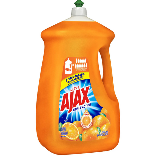 Product image of AJAX Liquid Dish Soap, Orange Scent, 90 Fluid Ounce