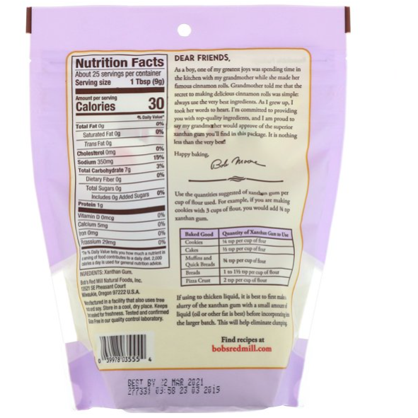 Product image of Bob's Red Mill Premium Quality Xanthan Gum, 8 oz