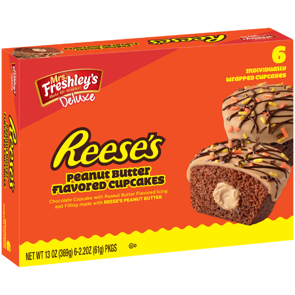 Product image of Mrs. Freshley's Deluxe Reese's Peanut Butter Cakes