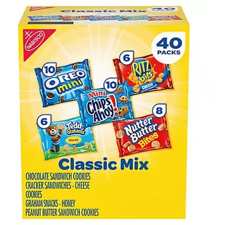 Product image of Nabisco Classic Mix Variety Pack (40 pk.)
