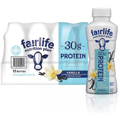 Product image of Fairlife Nutrition Plan Vanilla (11.5 fl., oz. 12pk)