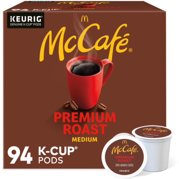 Product image of McCafe Premium Roast K-Cup Coffee Pods (94 ct.)
