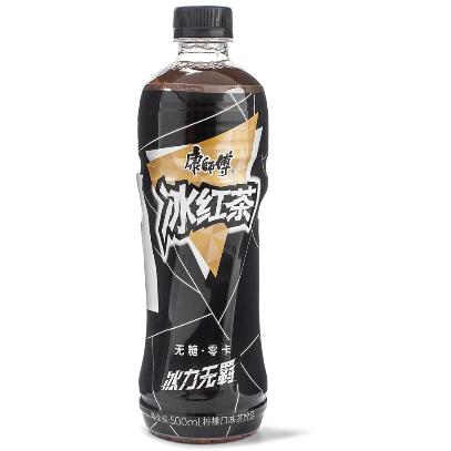 Product image of KSF Ice Black Tea Drink, Sugar Free 500 ml