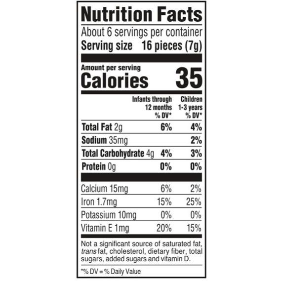 Product image of Gerber Lil Crunchies Mild Cheddar Baked Corn Snacks, 1.48 Oz