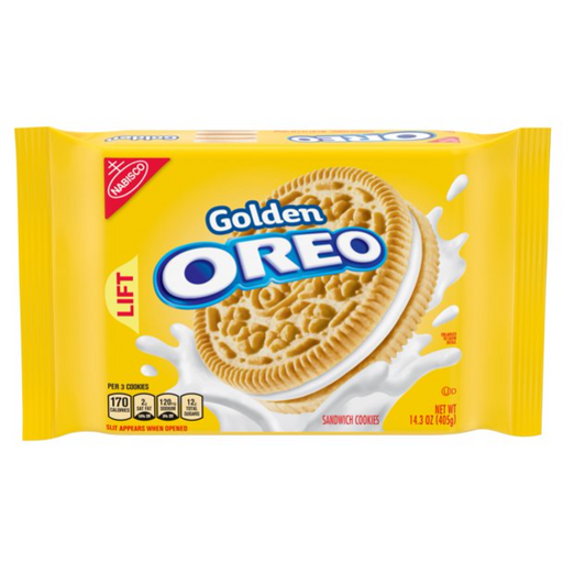 Product image of OREO Golden Sandwich Cookies, 14.3 oz