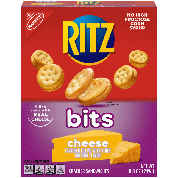 Product image of RITZ Bits Cheese Sandwich Crackers, 8.8 oz