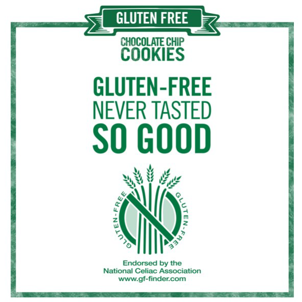 Product image of Tate's Bake Shop Gluten Free Chocolate Chip Cookies, 7 oz