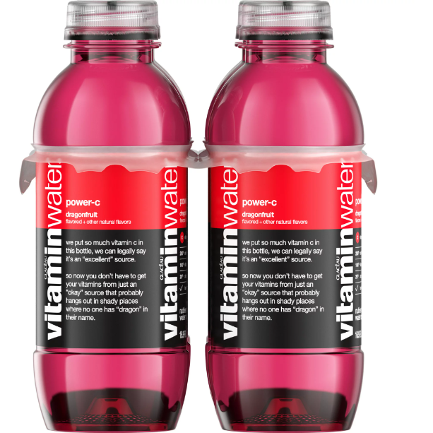 Product image of vitaminwater power-c electrolyte enhanced water w/ vitamins, dragonfruit drinks, 16.9 fl oz, 6 Pack