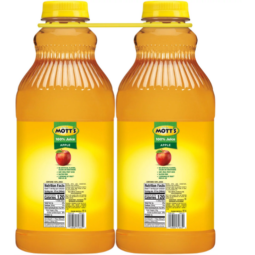 Product image of Mott's 100% Apple Juice (86 fl. oz., 2 pk.)