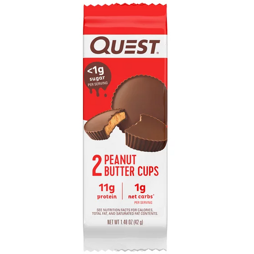 Product image of Quest Nutrition Peanut Butter Cups, Low Carb, Gluten Free, Keto Friendly 1.48oz