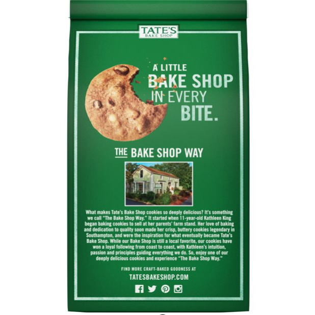 Product image of Tate's Bake Shop Walnut Chocolate Chip Cookies - 7oz