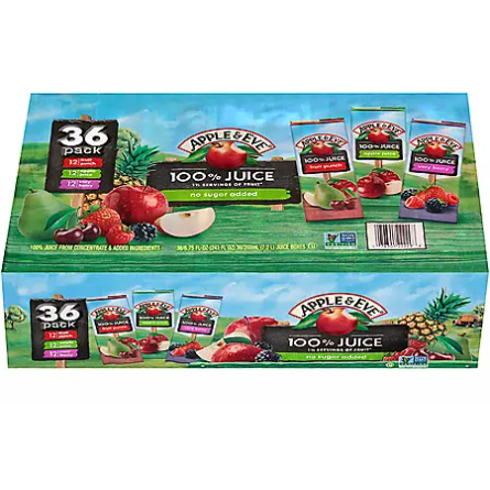 Product image of Apple & Eve 100% Juice Variety Pack (6.75oz / 36pk)