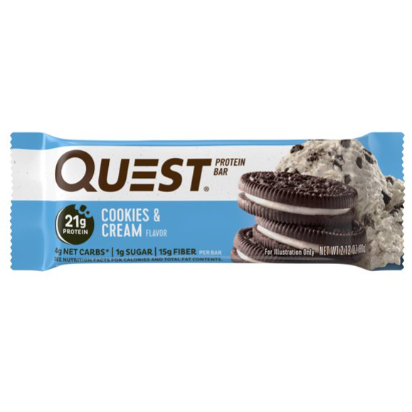 Product image of Quest Bar Cookies & Cream 4pk