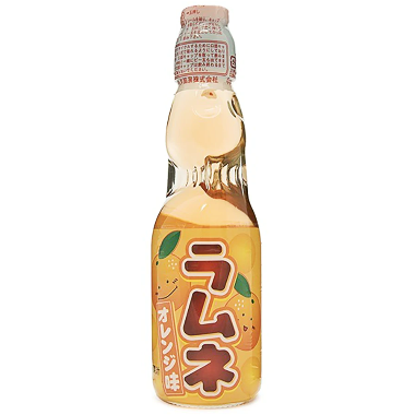 Product image of Hata Kosen Ramune, Orange Flavor 200 ml