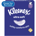 Product image of Kleenex Ultra Soft Facial Tissues, 4 Cube Boxes (240 Total Tissues)